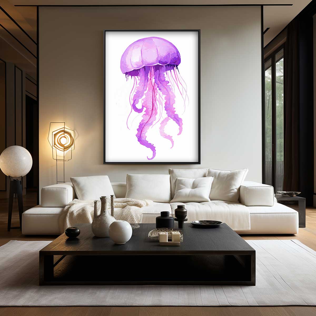 Magische Medusa Kunstwerk-canvas-dibond-plexiglas-wanddecoratie-WallArtistic