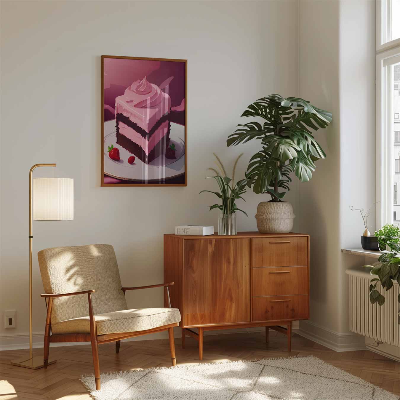 Roze Dessert Verlangen Poster