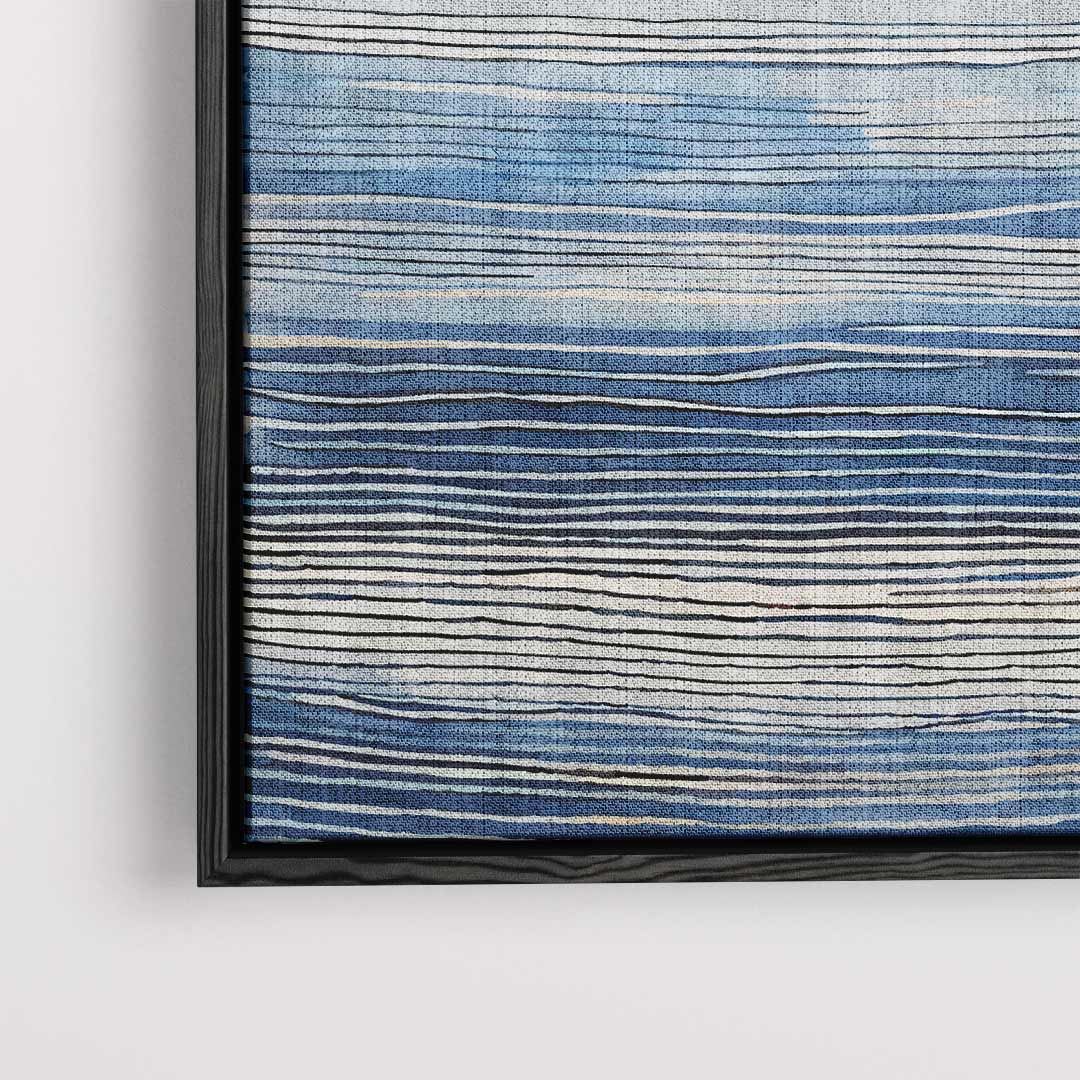 Rustgevende Golfstrepen Kunstwerk-canvas-dibond-plexiglas-wanddecoratie-WallArtistic