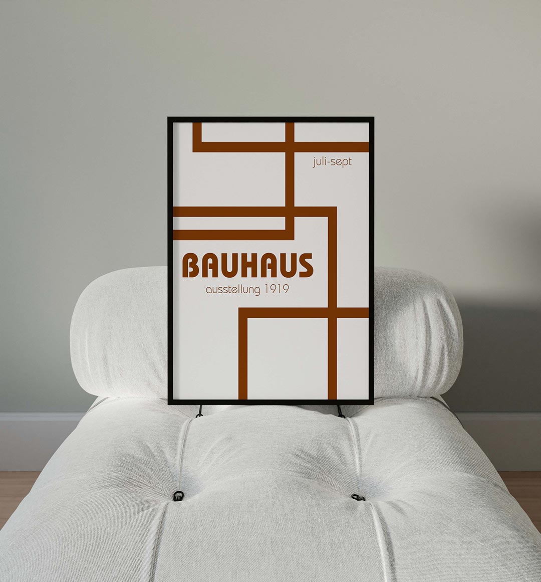 Lijnen en vlakken Poster