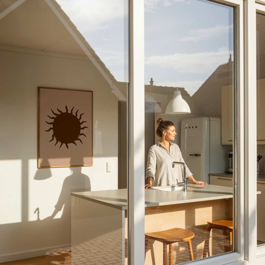 Zonnige Boho Chic Poster-WallArtistic