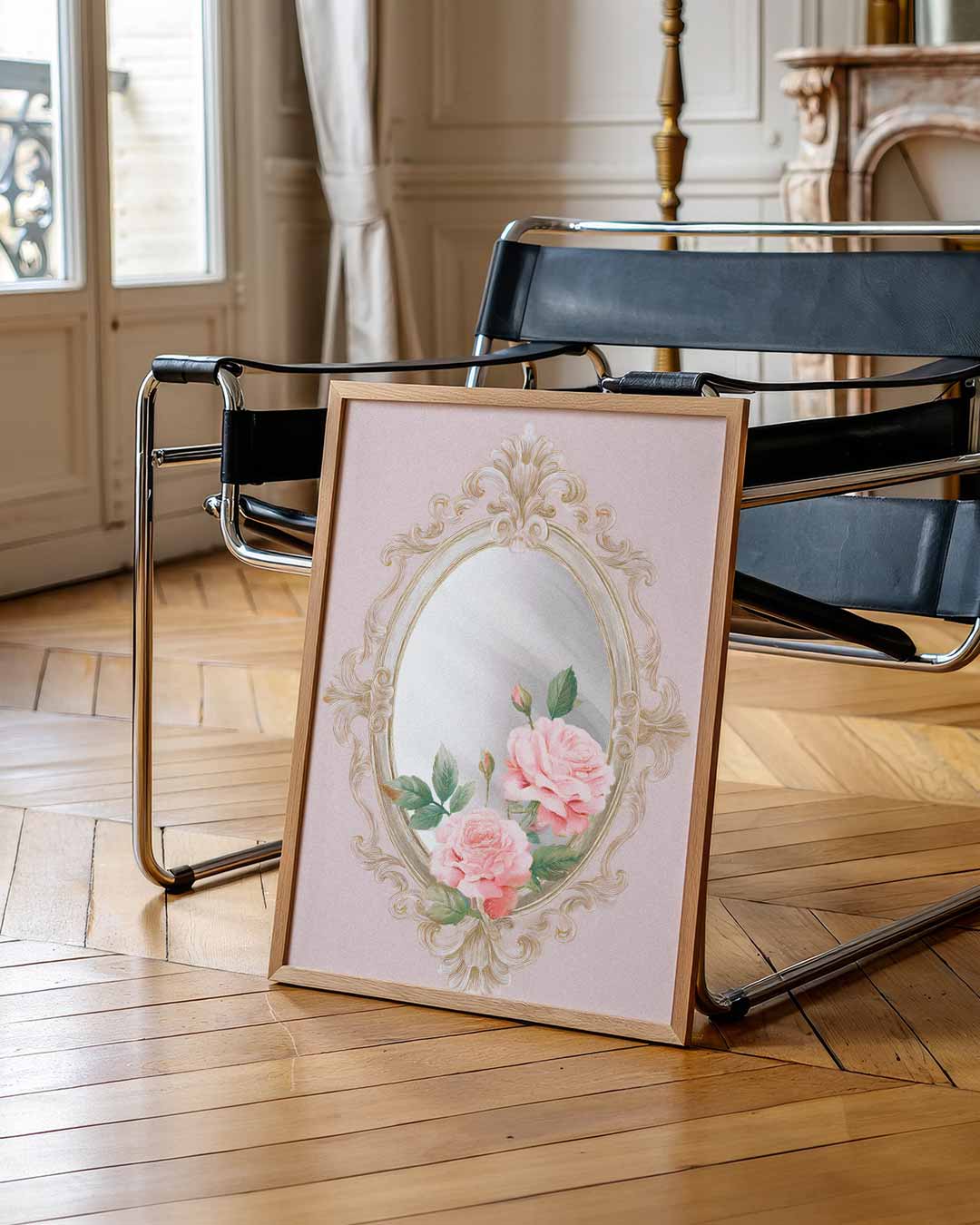 Romantische Rozen Spiegelposter