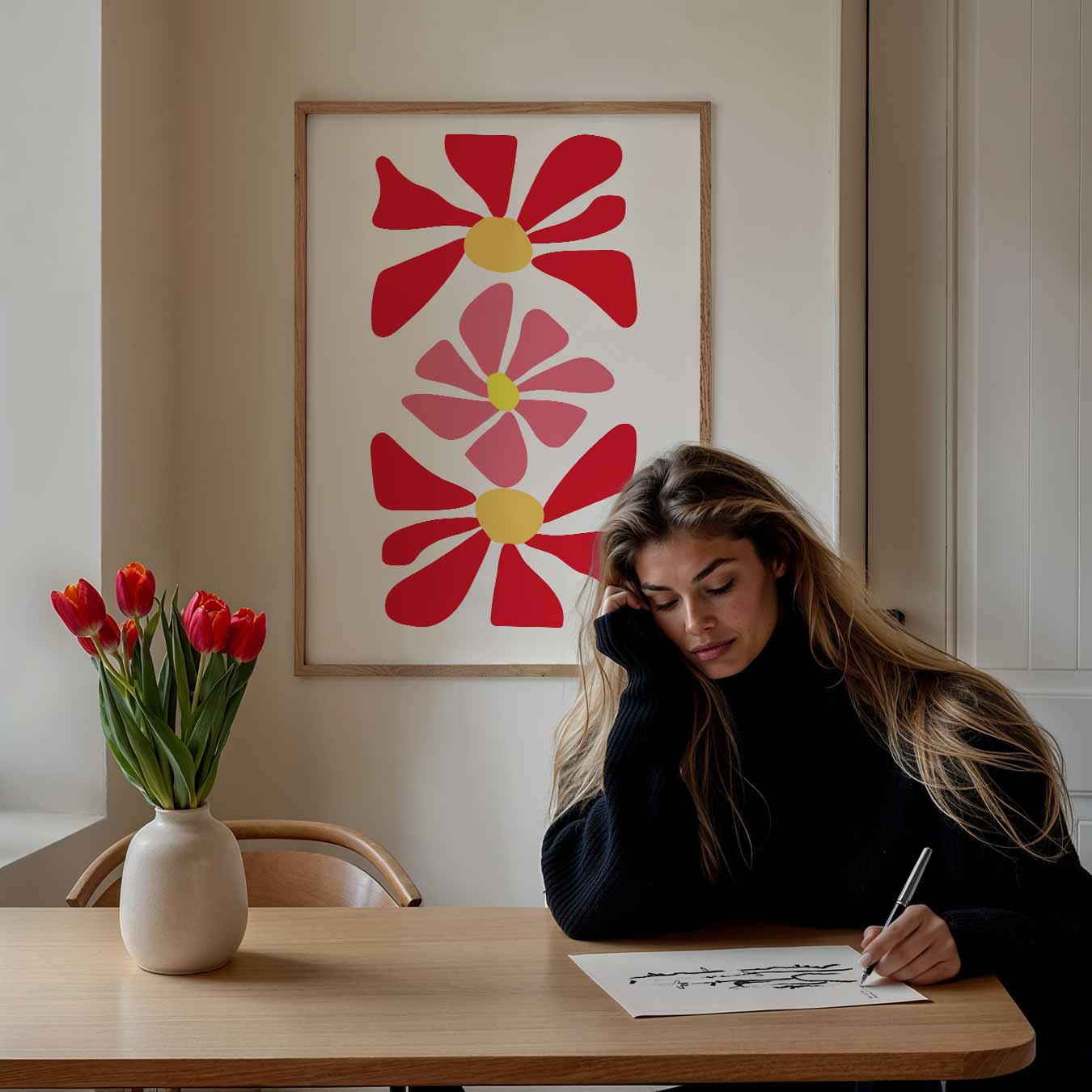 Bloemenvlucht Poster