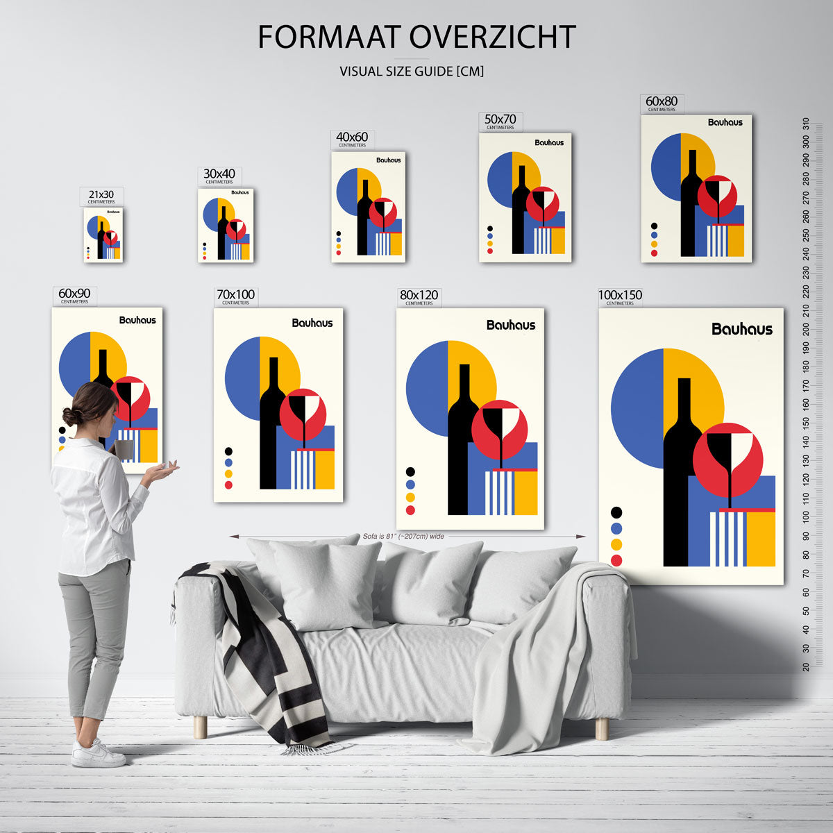 Vormen en vlakkenspel Poster