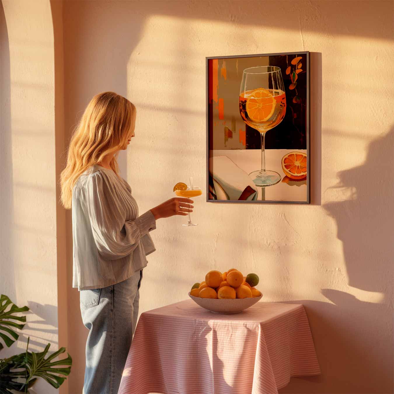 Zonnige Citrus Sfeer Poster-WallArtistic