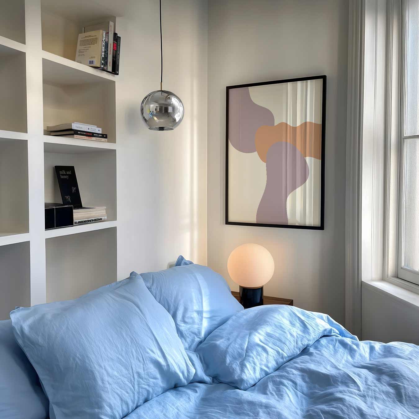 Vloeiende Abstracte Kunstposter
