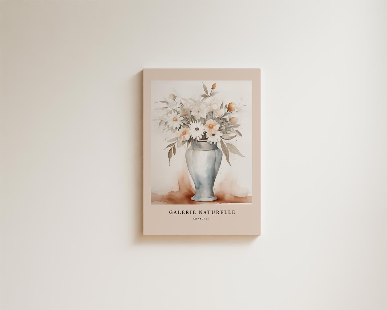 Bloemenpracht in Aquarel Kunstwerk-canvas-dibond-plexiglas-wanddecoratie-WallArtistic