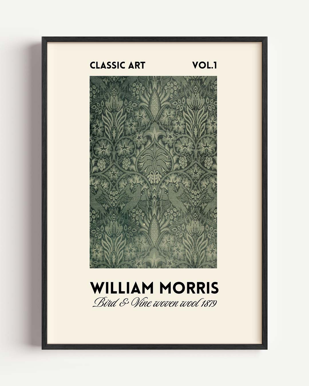 William Morris Bird & Vine Woven 1879 Poster II-WallArtistic