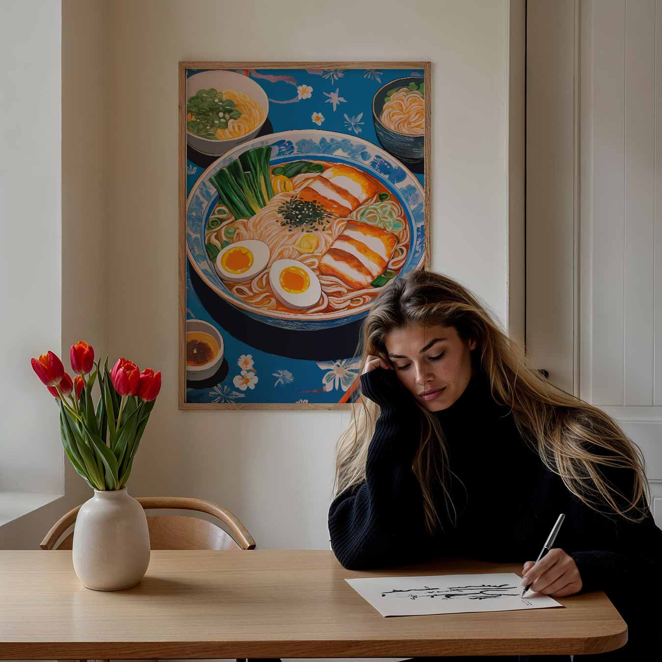 Heerlijke Ramen Illustratie Poster