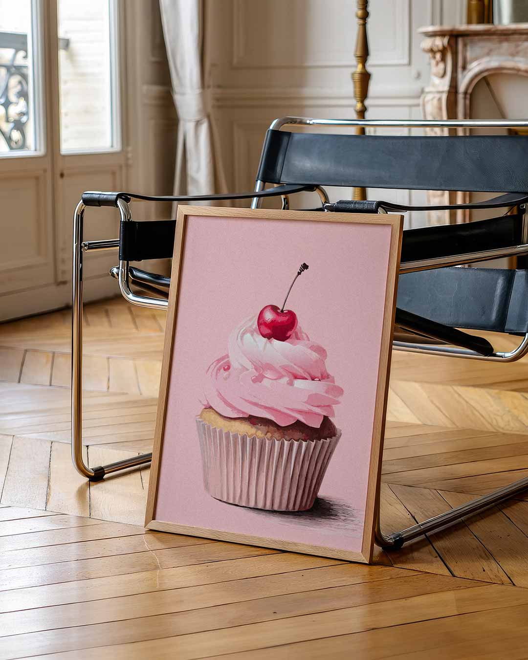 Cupcake met Kersje Poster