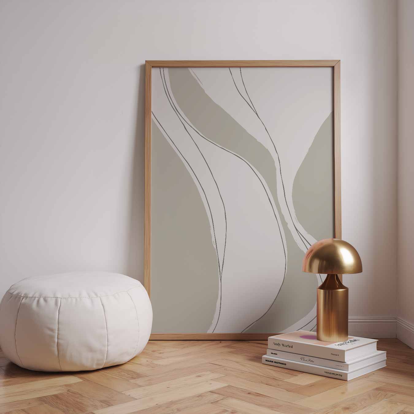 Natuurlijk Elegante Abstracte Poster