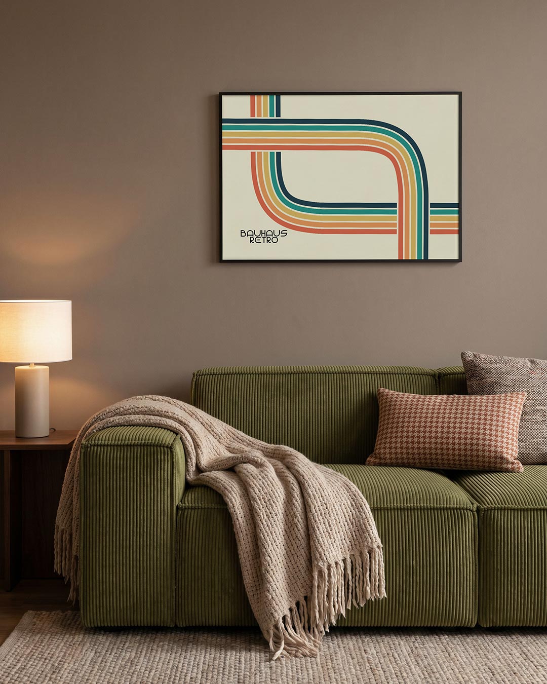 Lijnen en kleurvlakken Poster