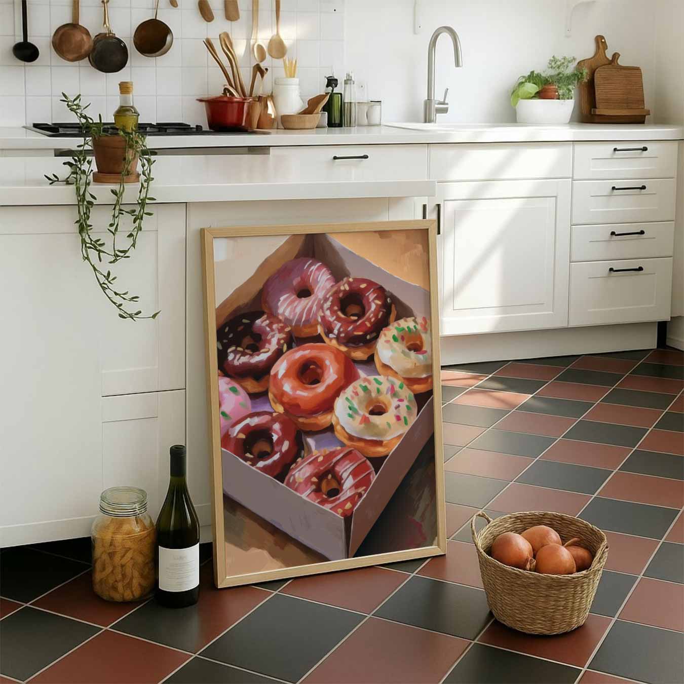 Verrukkelijke Donut-Droom Poster-WallArtistic