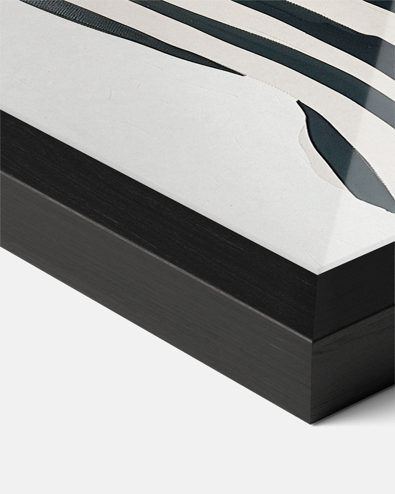 Stijlvolle Gestreepte Elegantie Poster-WallArtistic