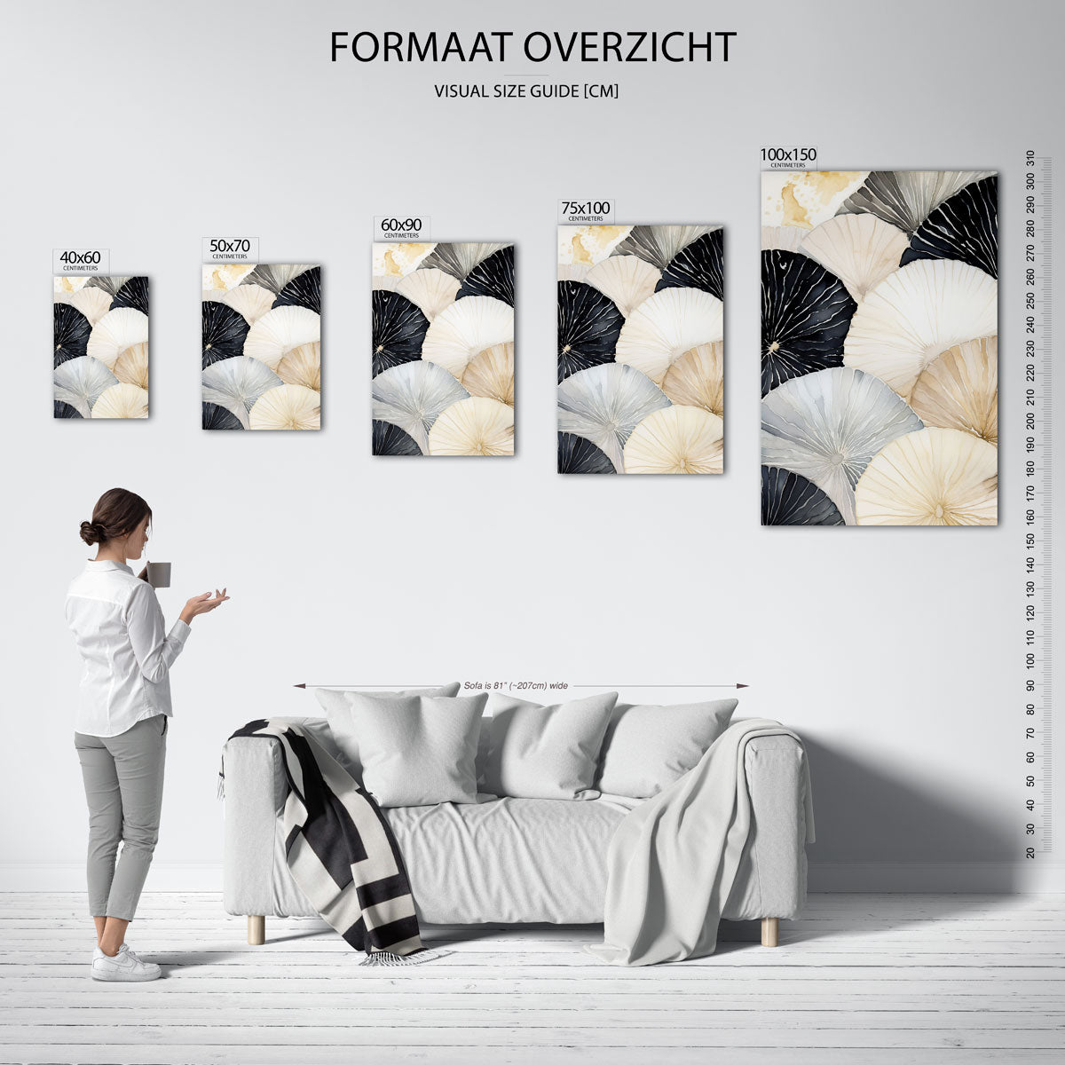 Organische vormen Kunstwerk