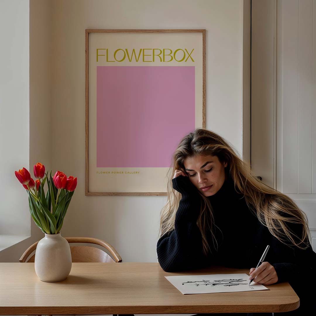 Flowerbox Art Poster-WallArtistic
