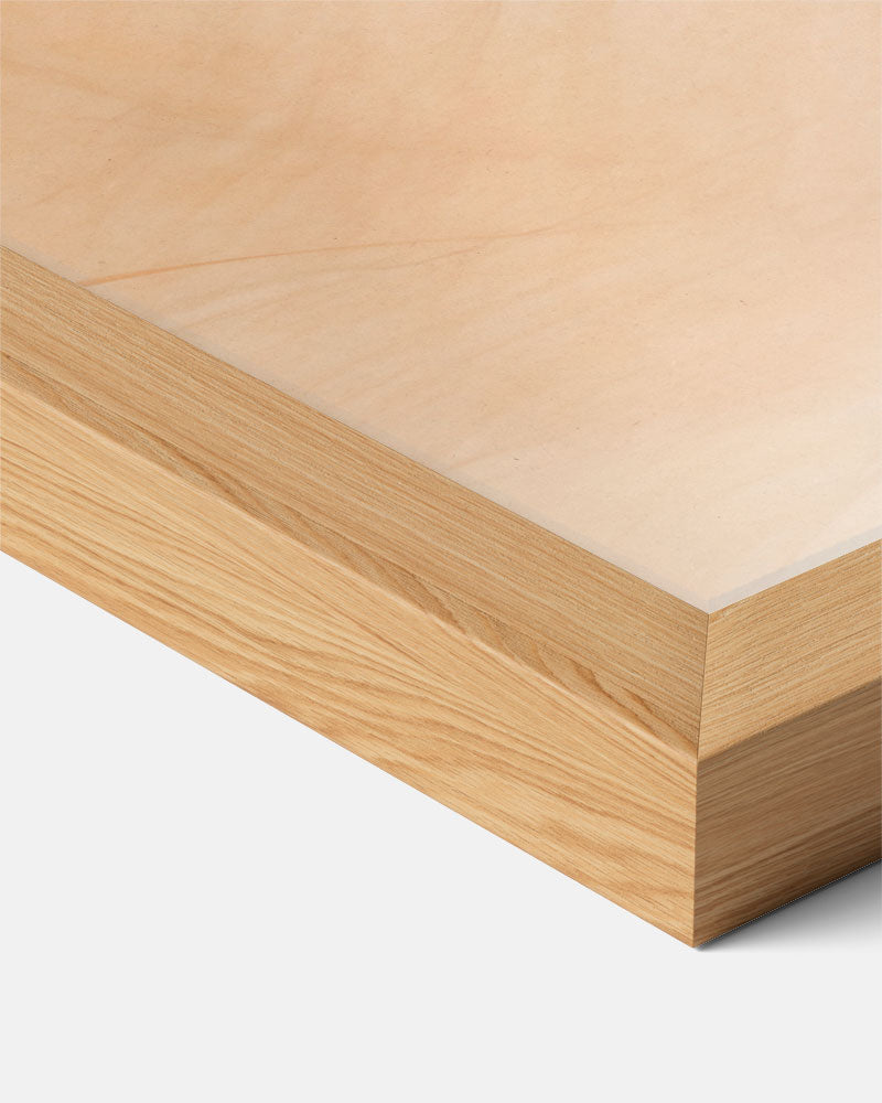 Dromerige Beige Abstracte Poster-WallArtistic