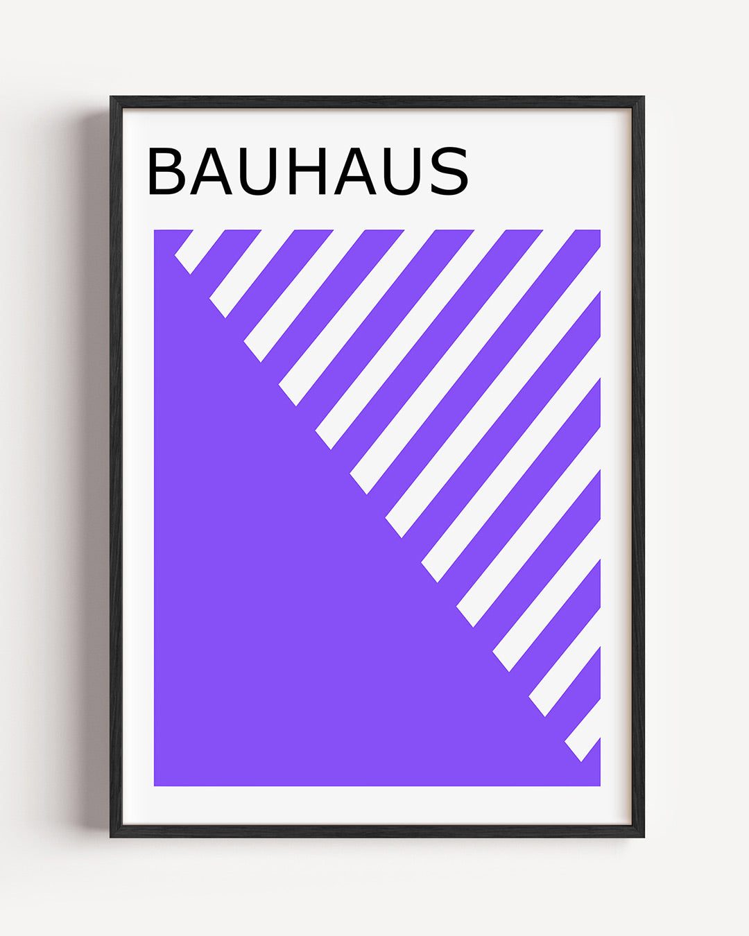 Diagonal lijnen Poster