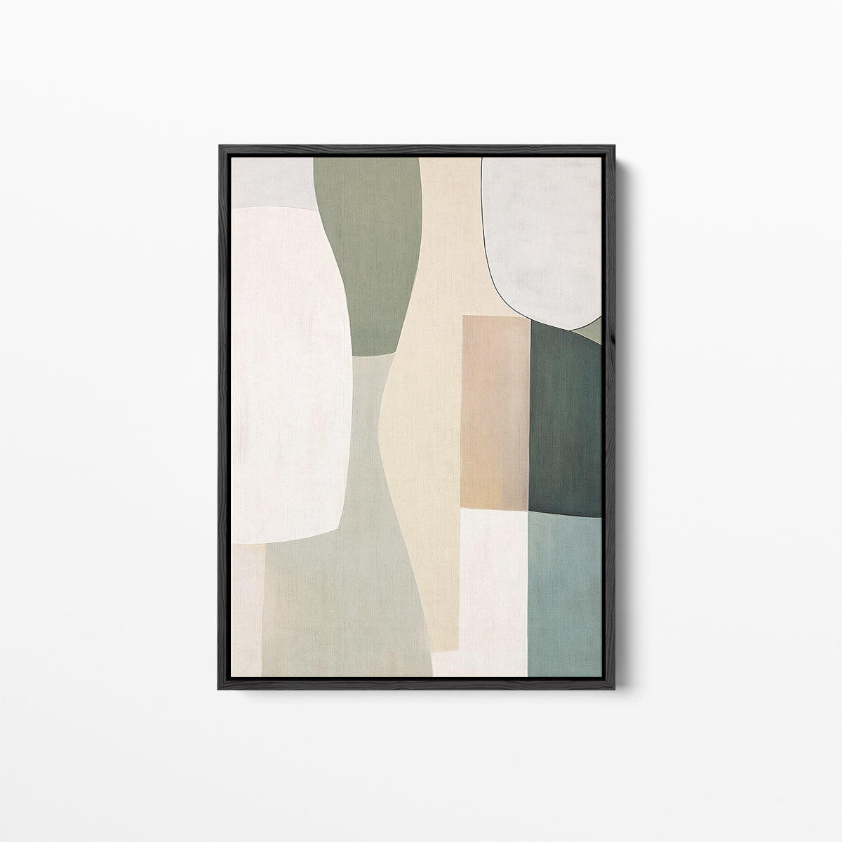 Moderne Abstracte Compositie Kunstwerk-canvas-dibond-plexiglas-wanddecoratie-WallArtistic