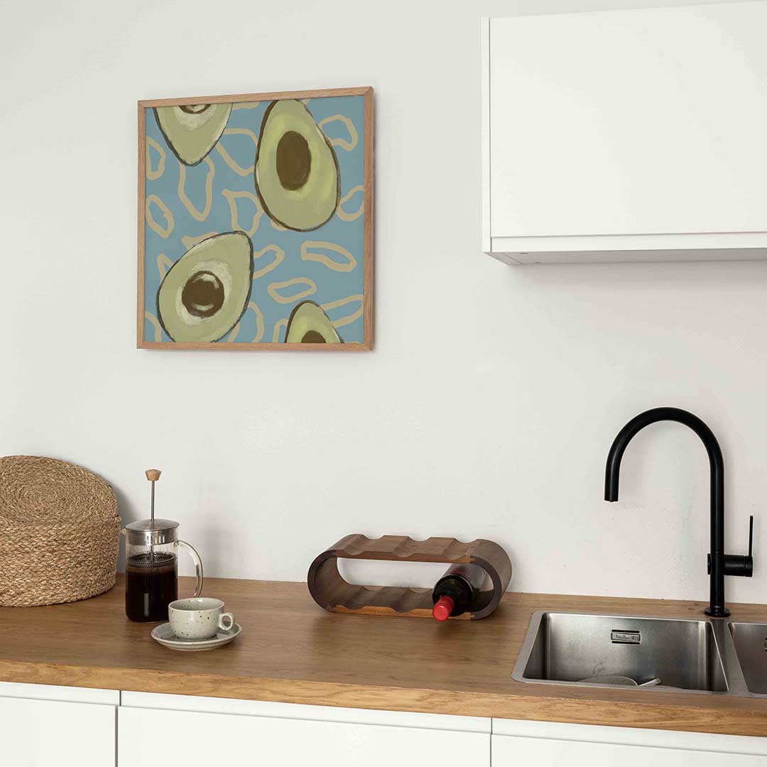Avocado patroon Poster