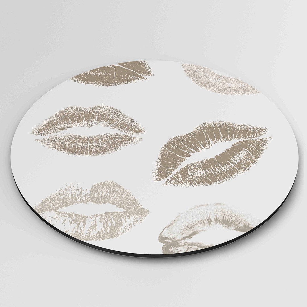 Lippenafdrukken Muurcirkel