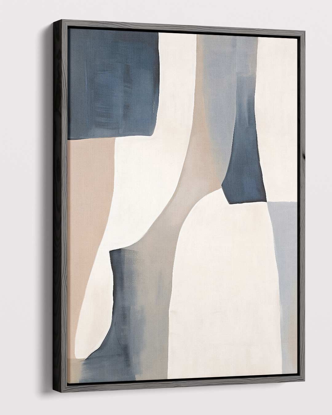 Abstracte Harmonie in Neutrale Tinten Kunstwerk-canvas-dibond-plexiglas-wanddecoratie-WallArtistic