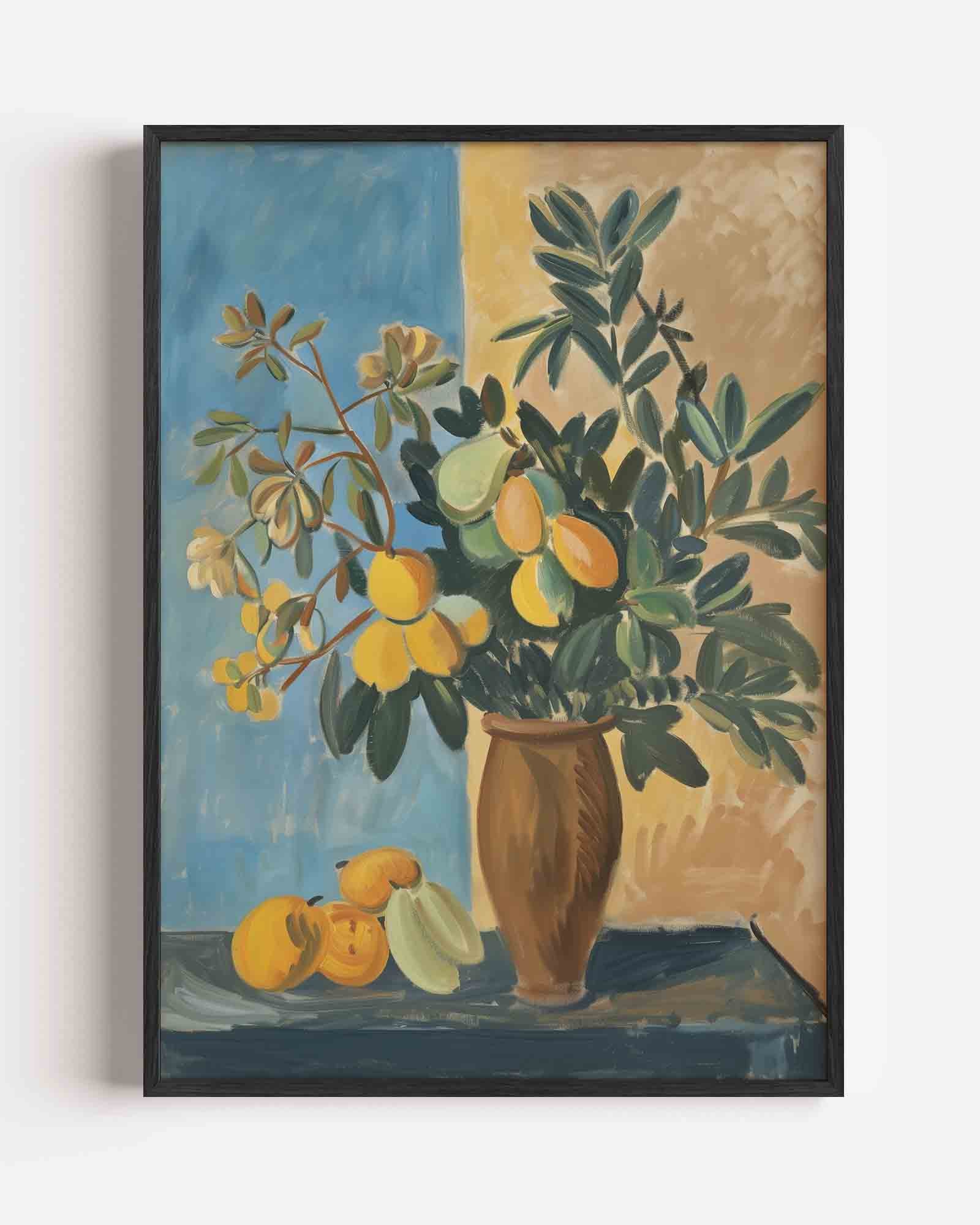 Fruit en bladeren Poster