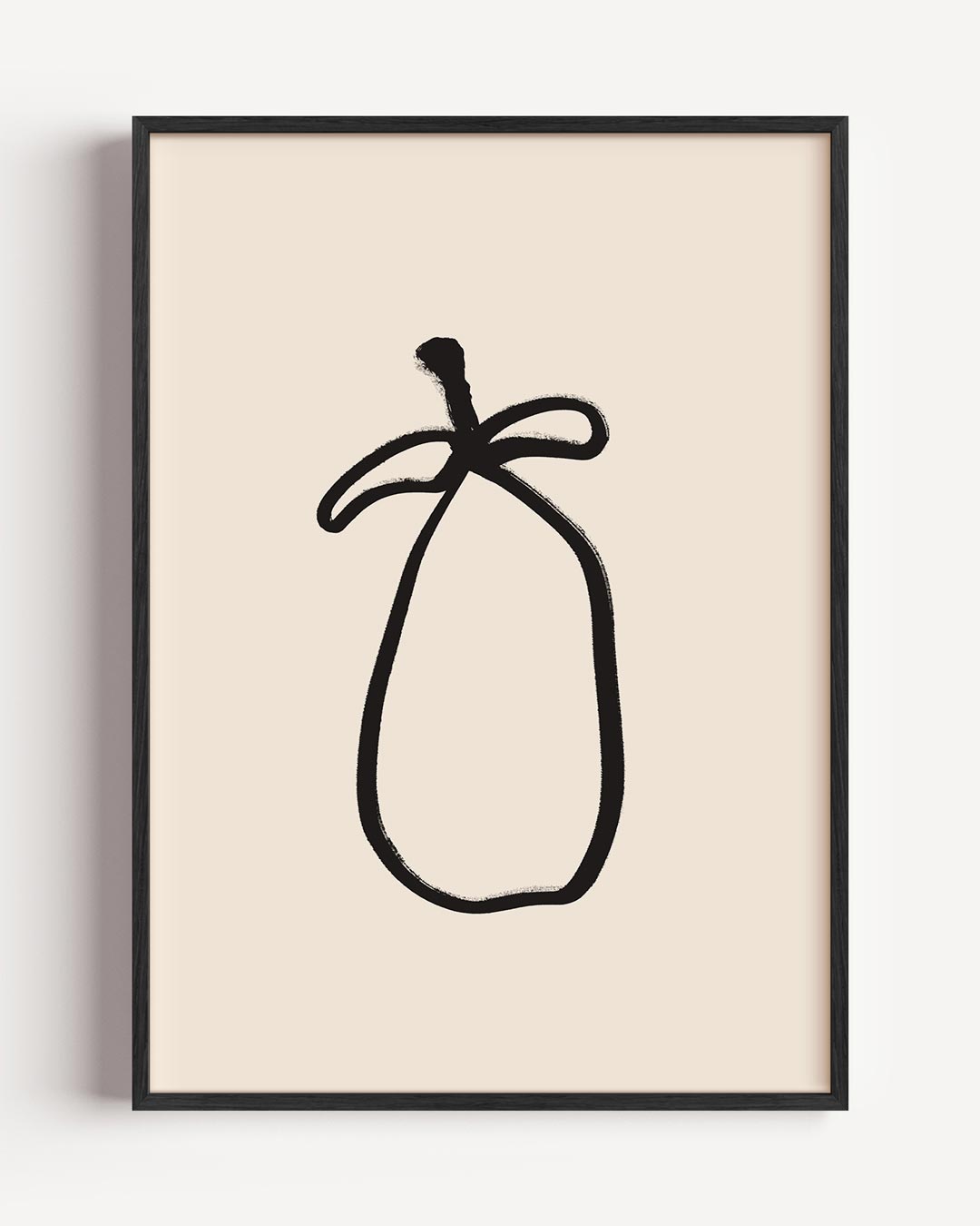 Simpele Fruitlijn Illustratie Poster-WallArtistic