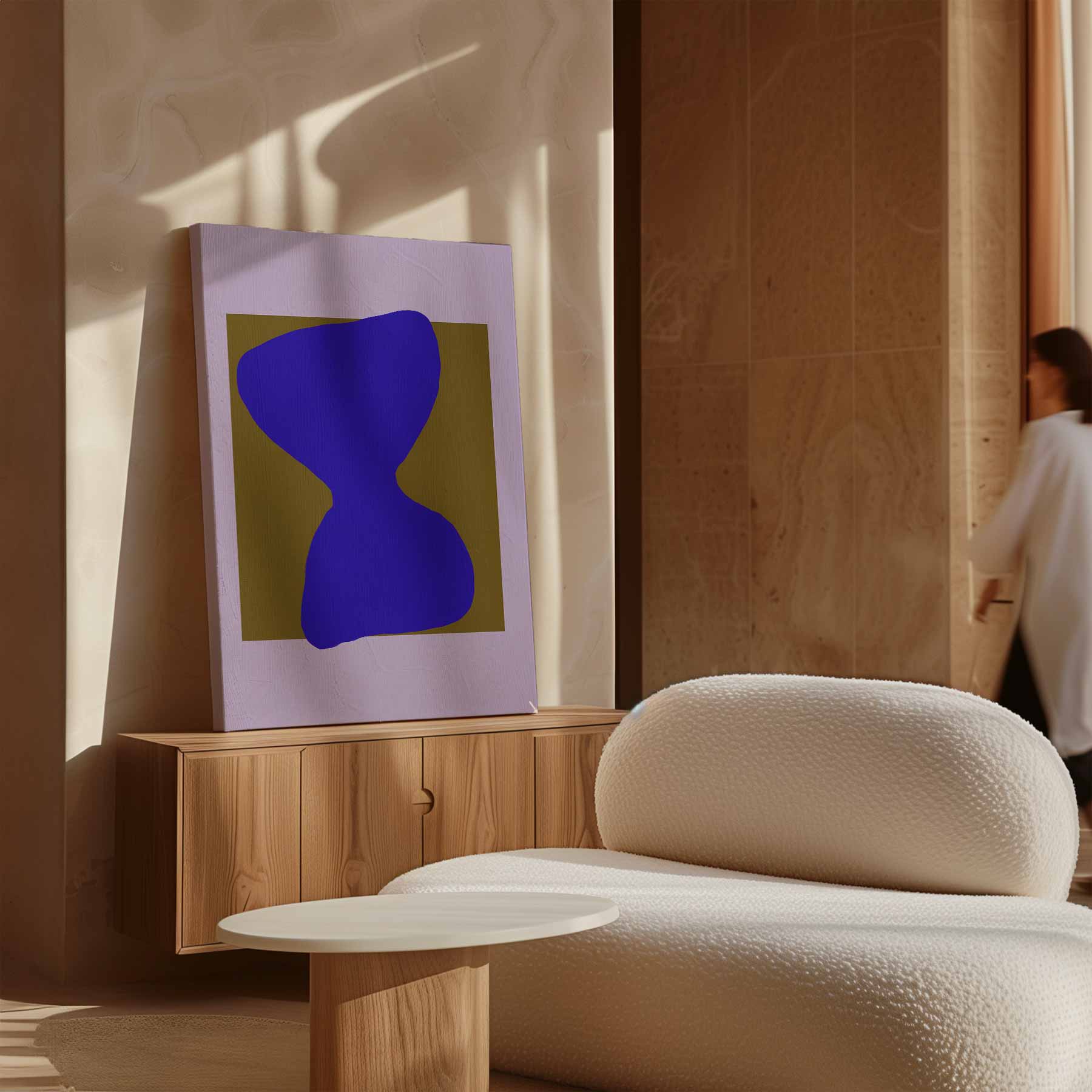 Vloeiende Tijdsillusie Kunstwerk-canvas-dibond-plexiglas-wanddecoratie-WallArtistic