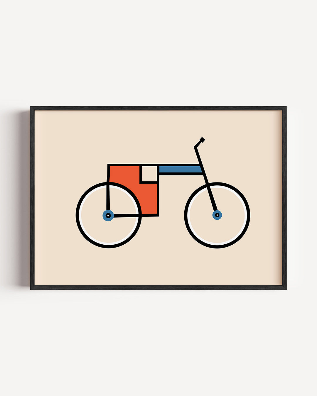 Fietsstructuur Poster