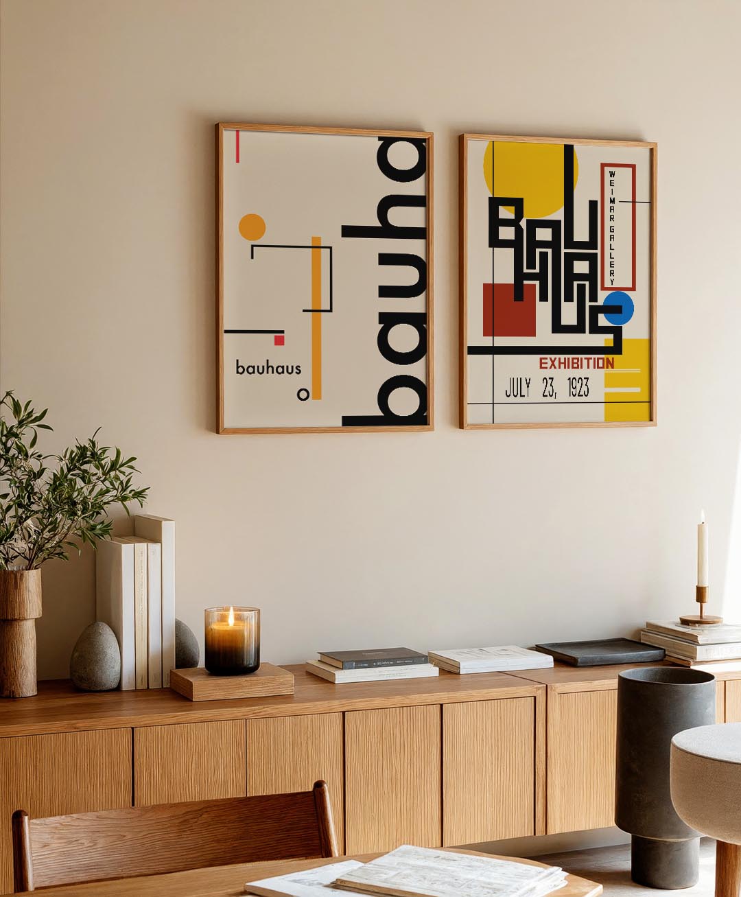 Vormen en lijnen Posterset