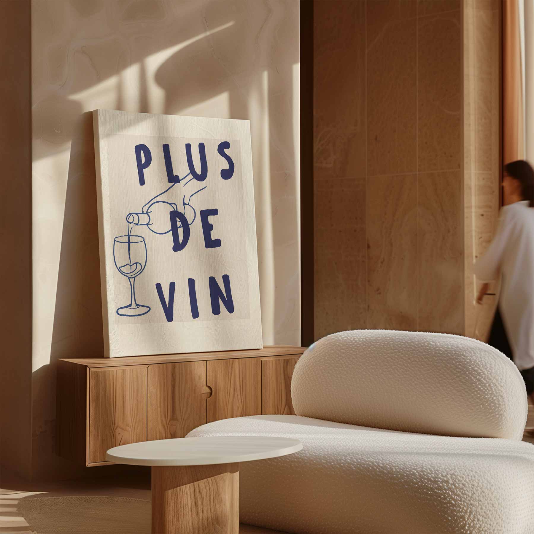 Plus de Vin Wijnposter