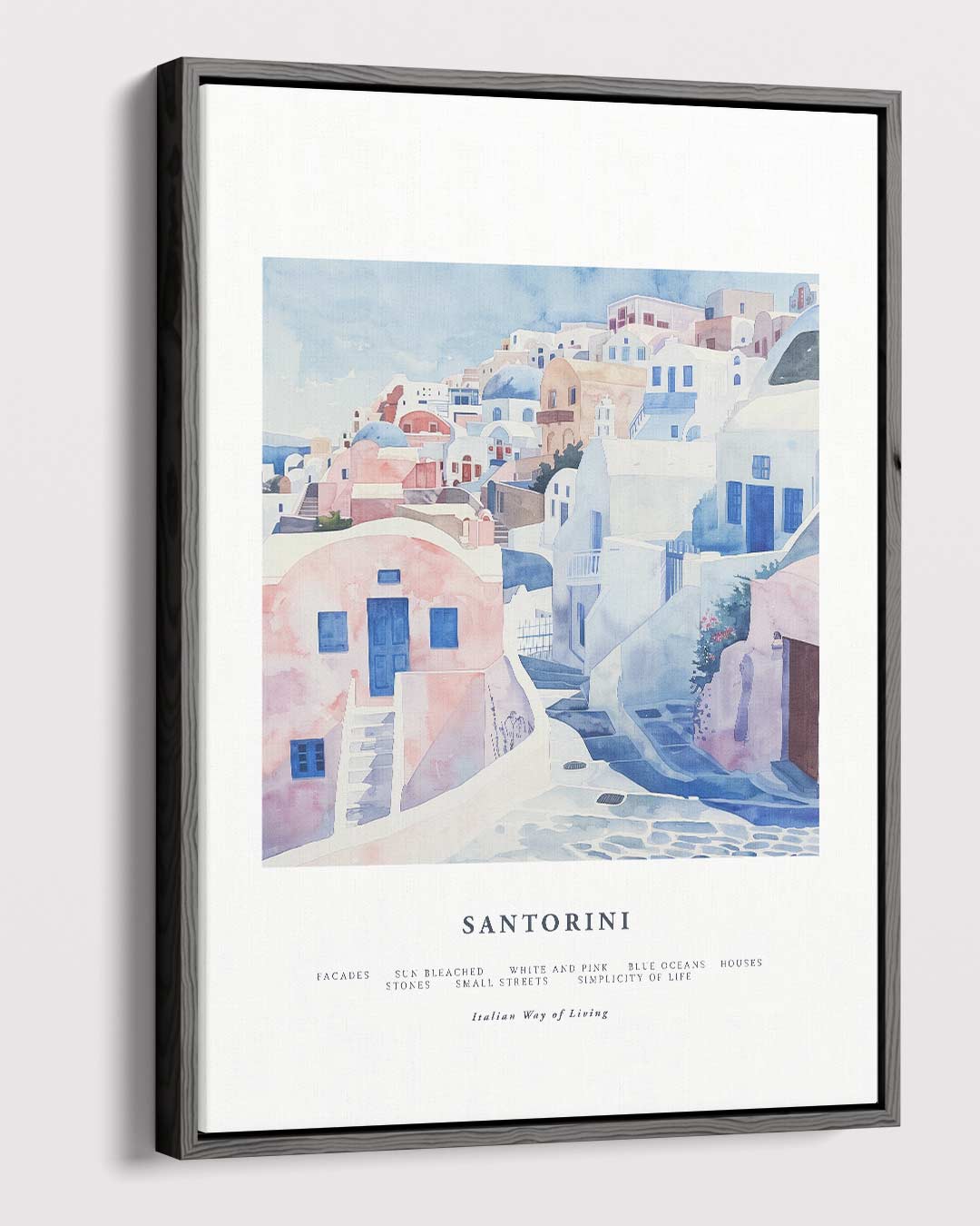 Santorini Dromen Kunstwerk-canvas-dibond-plexiglas-wanddecoratie-WallArtistic