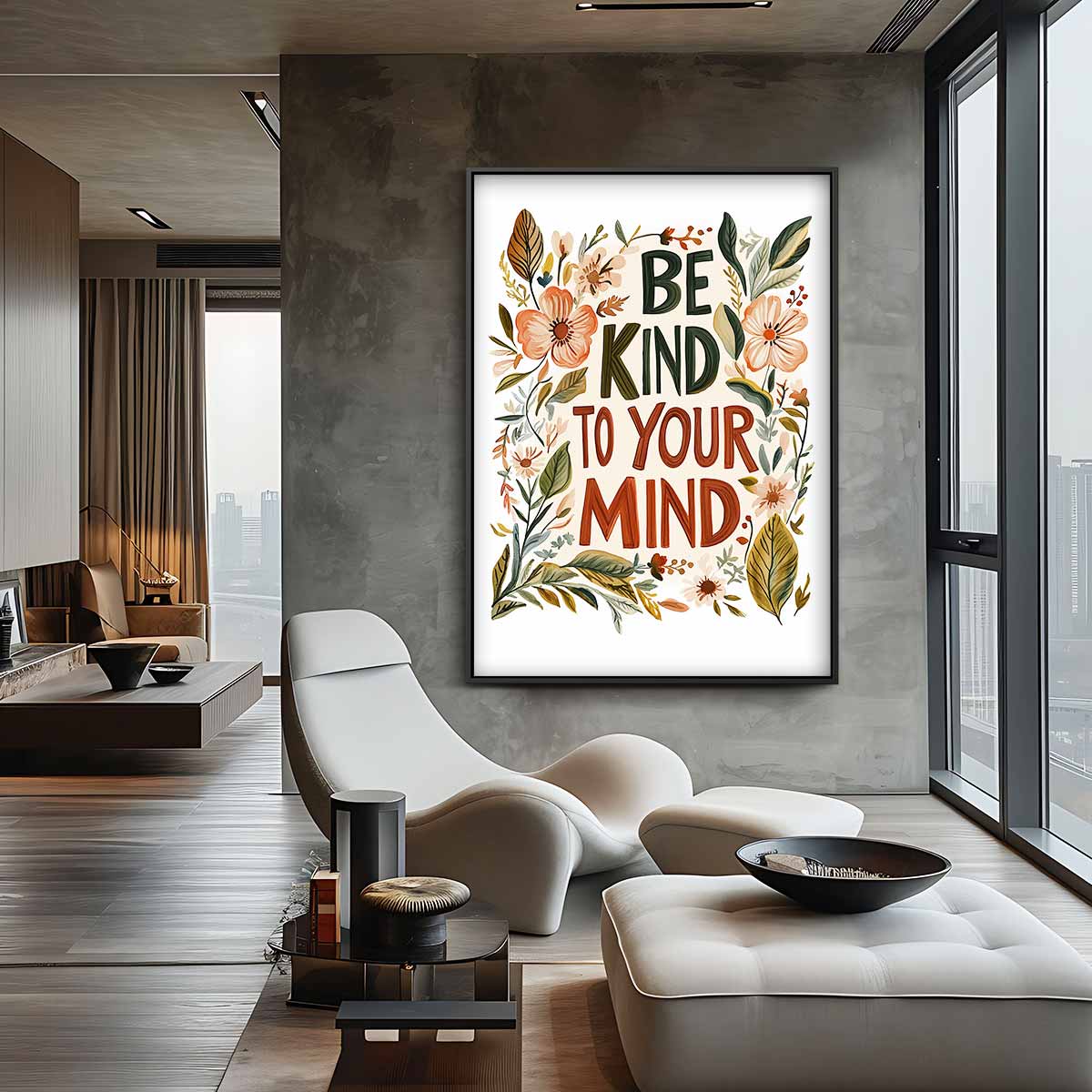 Botanische Motivatieposter Kunstwerk-canvas-dibond-plexiglas-wanddecoratie-WallArtistic