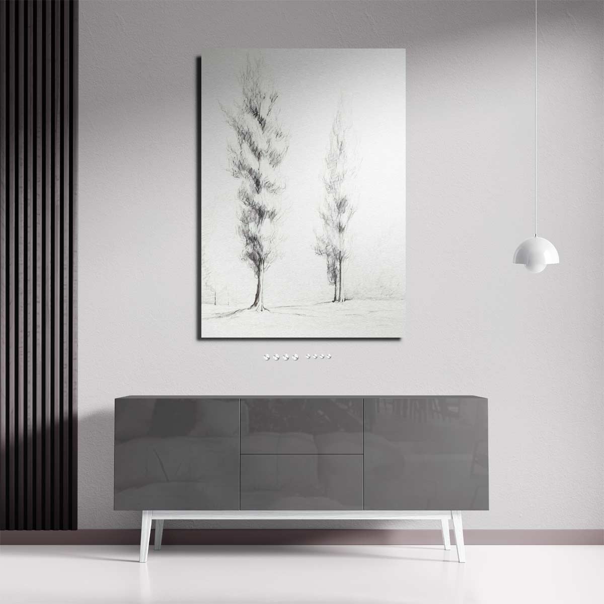 Sierlijke Populieren Kunstwerk-canvas-dibond-plexiglas-wanddecoratie-WallArtistic