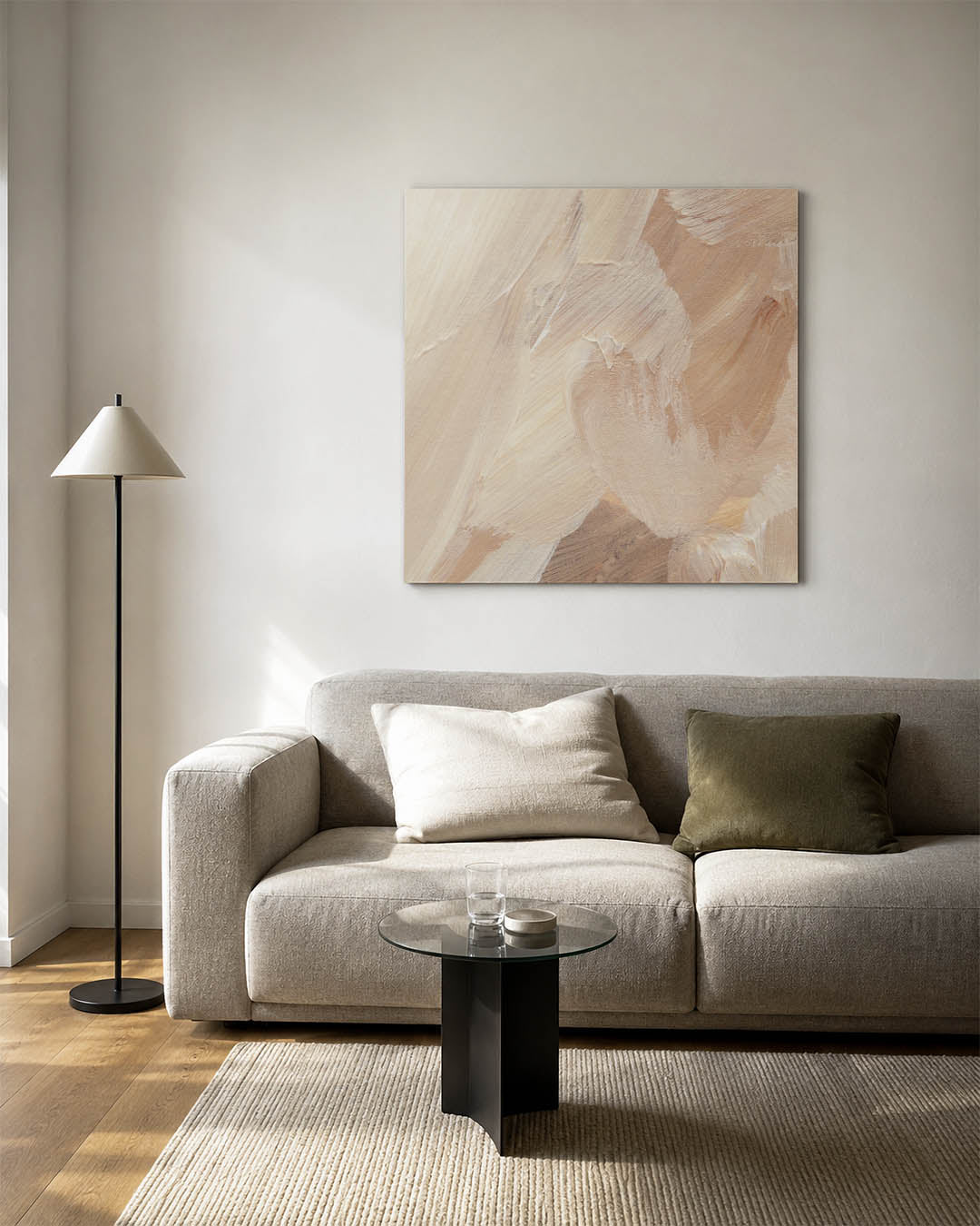 Penseelstreken Kunstwerk