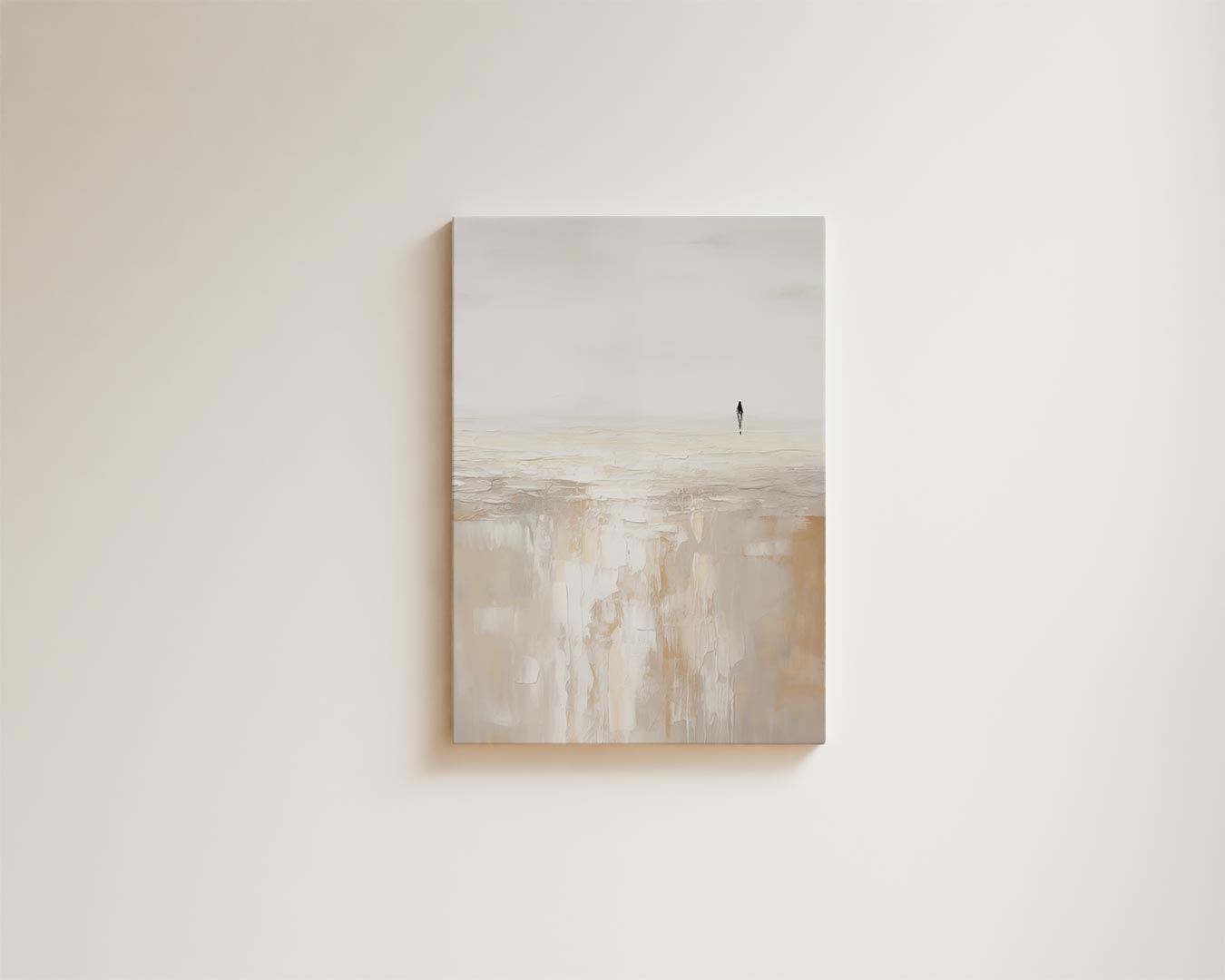 Eenzaamheid in de Leegte Kunstwerk-canvas-dibond-plexiglas-wanddecoratie-WallArtistic