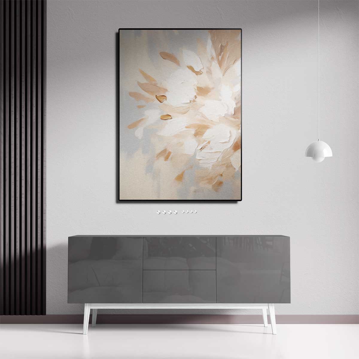 "Ethereal Bloemenpracht" Kunstwerk-canvas-dibond-plexiglas-wanddecoratie-WallArtistic
