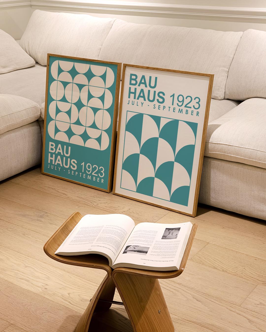 Halfronde ritmes Posterset