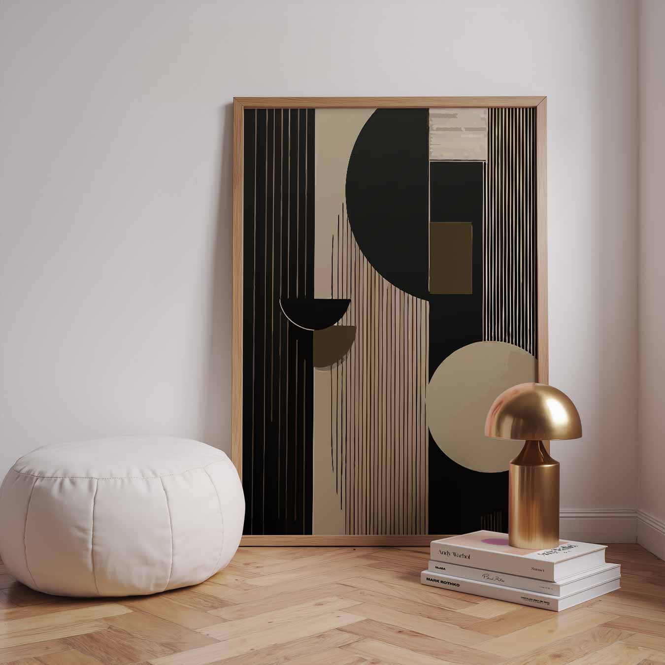 Moderne Geometrische Kunstposter