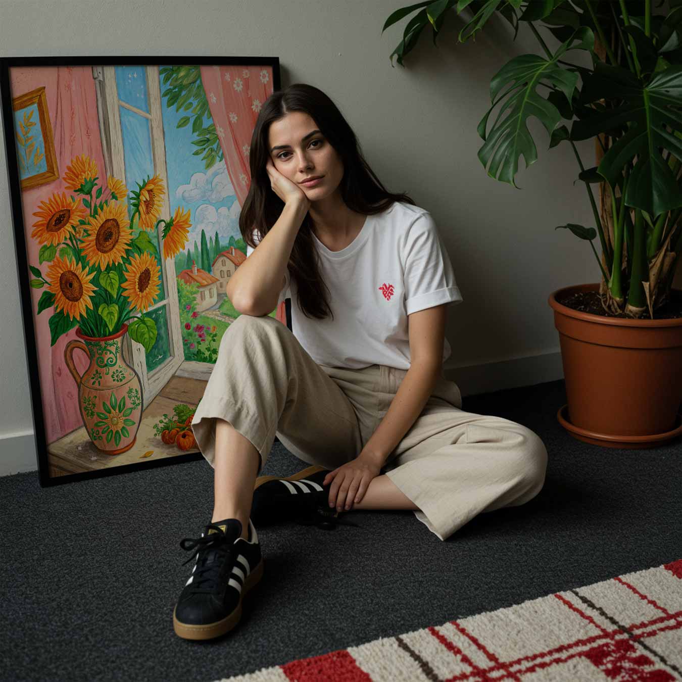 Zon, Bloemen & Zomer Poster-WallArtistic