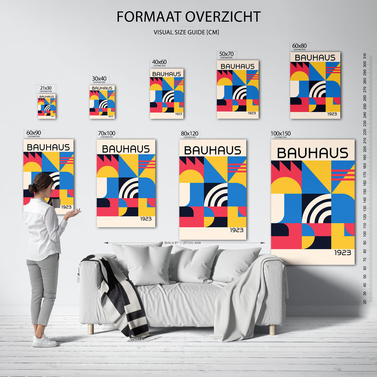 Vormen en vlakkenspel Poster