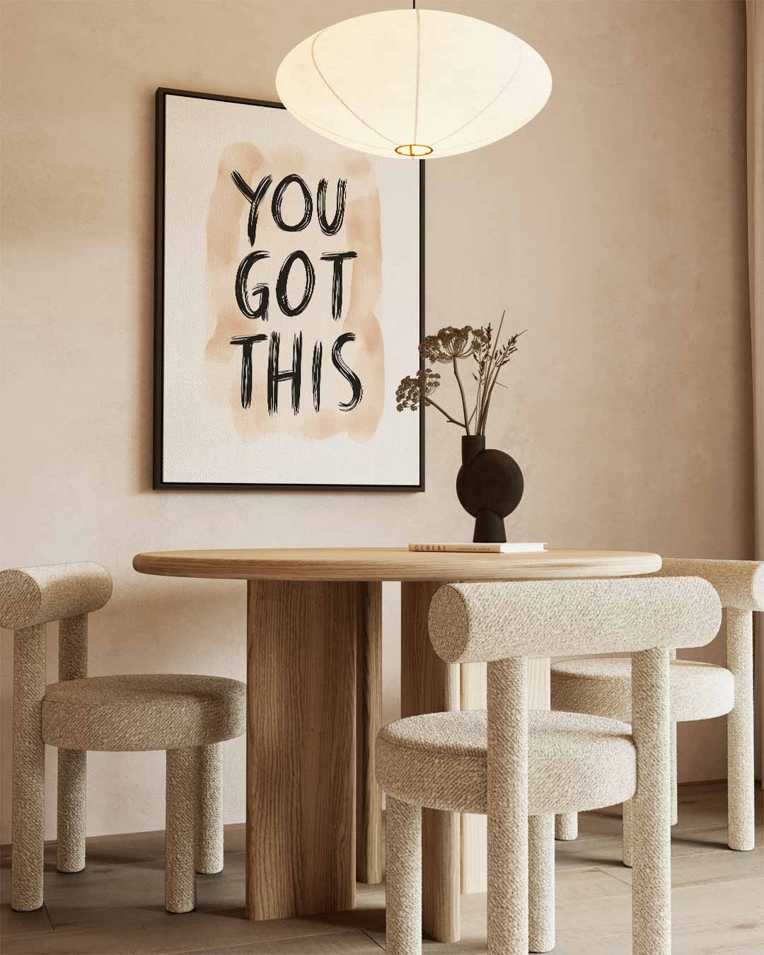 Inspirerende "You Got This" Poster Kunstwerk-canvas-dibond-plexiglas-wanddecoratie-WallArtistic
