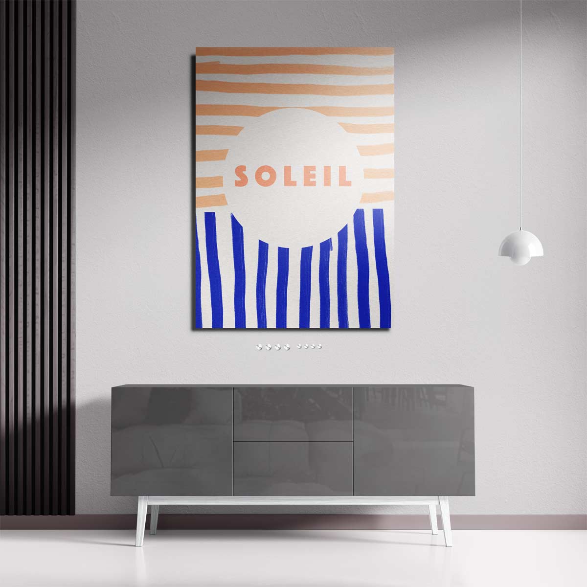 Zomerstrepen Kunstwerk-canvas-dibond-plexiglas-wanddecoratie-WallArtistic