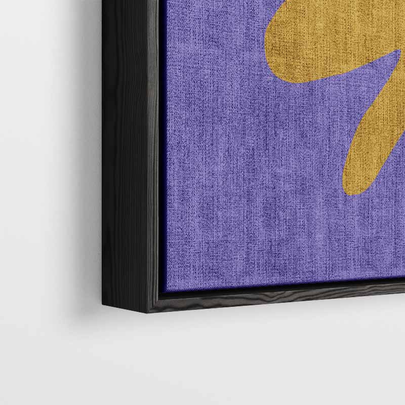 Abstracte Botanische Vormen Kunstwerk-canvas-dibond-plexiglas-wanddecoratie-WallArtistic