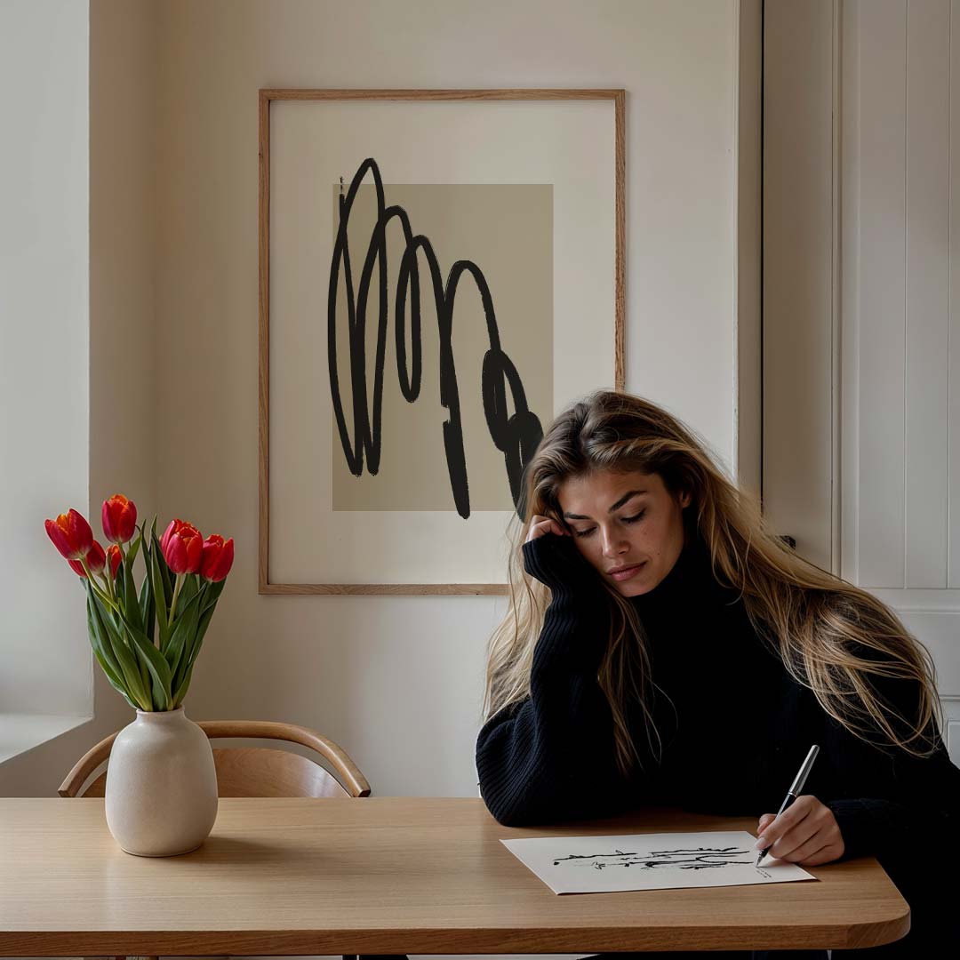 Moderne Abstracte Kunstposter-WallArtistic