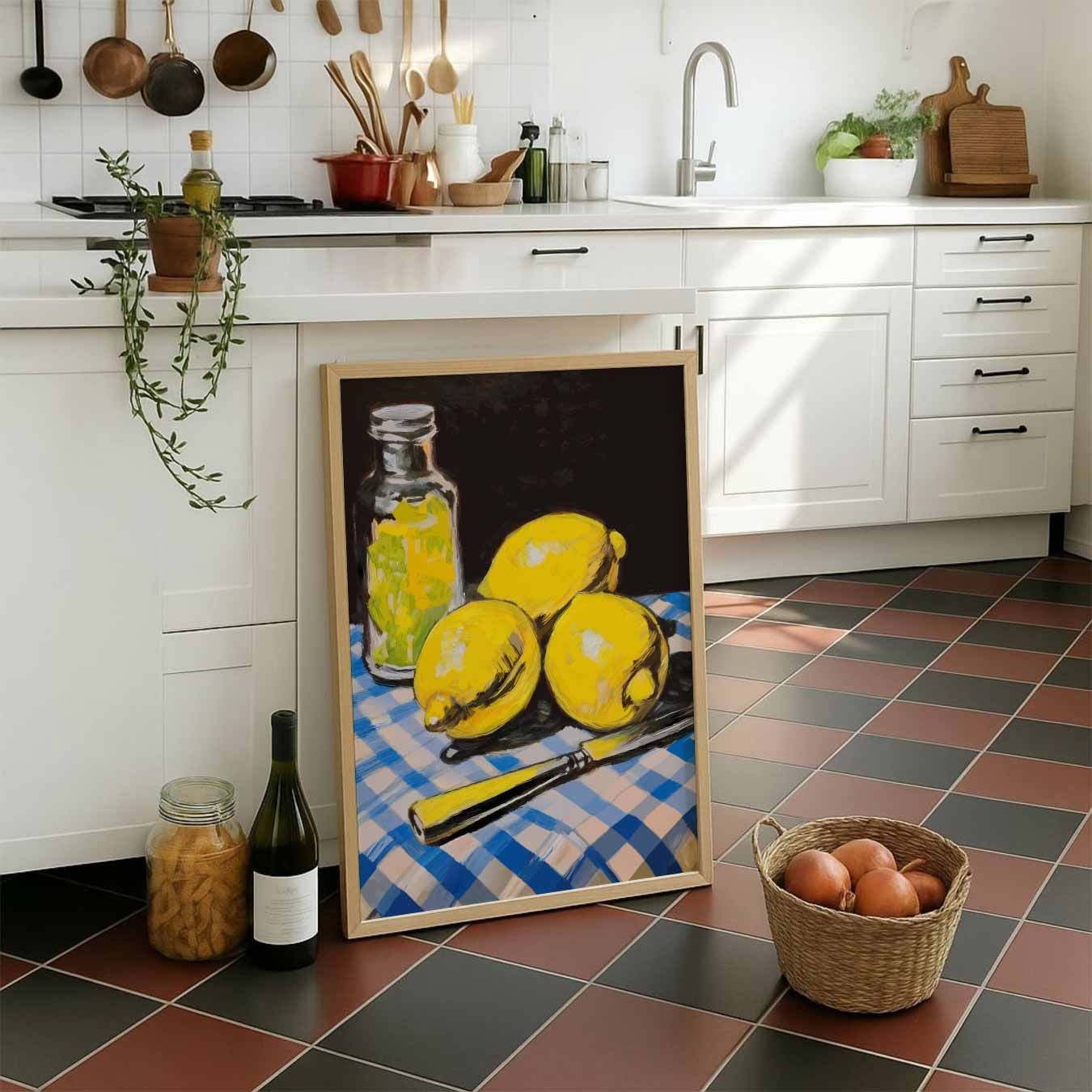Zonnige Citroen Keukenposter-WallArtistic
