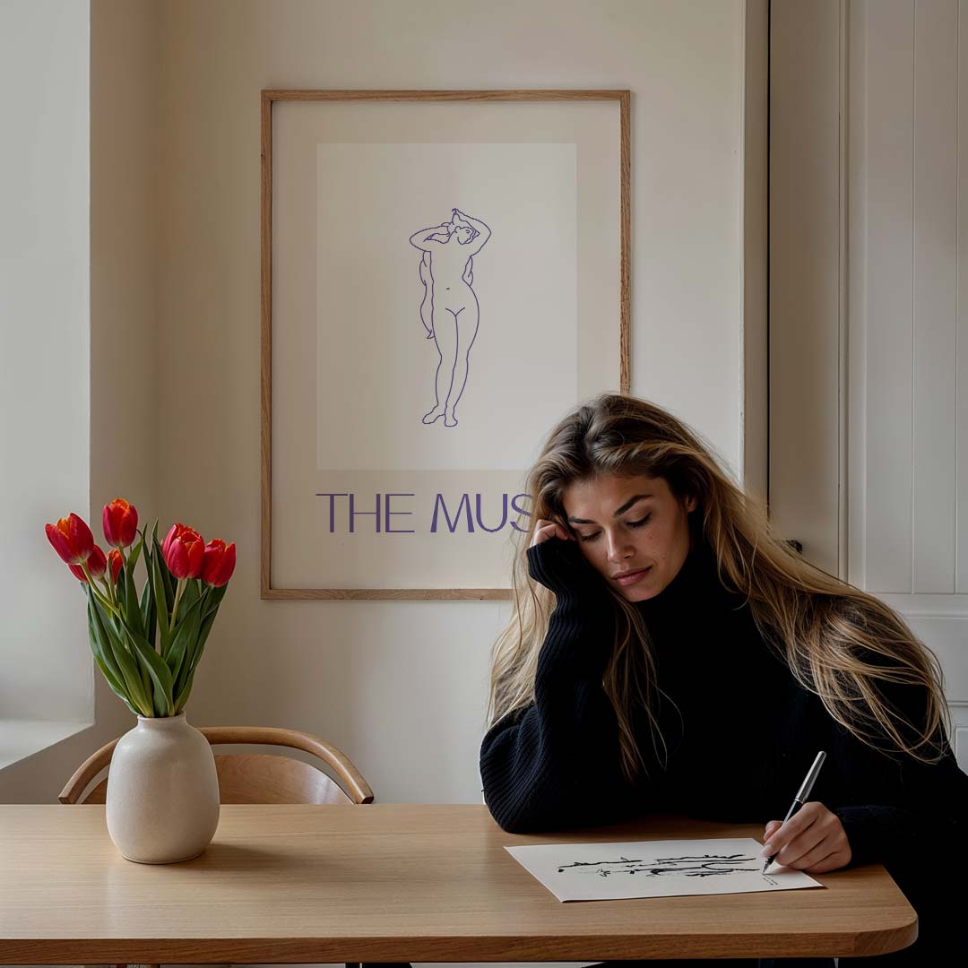 Elegante Muse Poster-WallArtistic