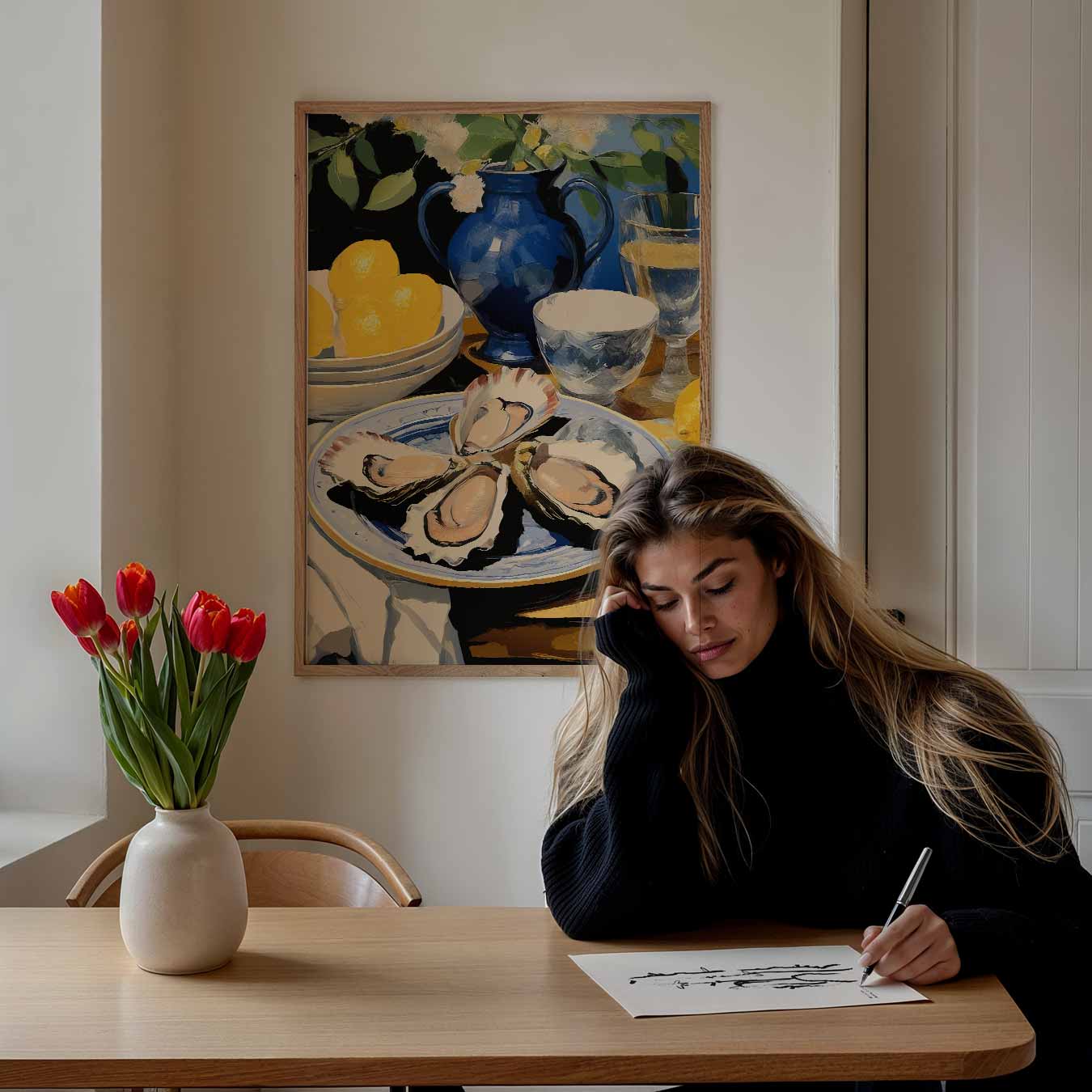 Elegante Stilleven Poster-WallArtistic