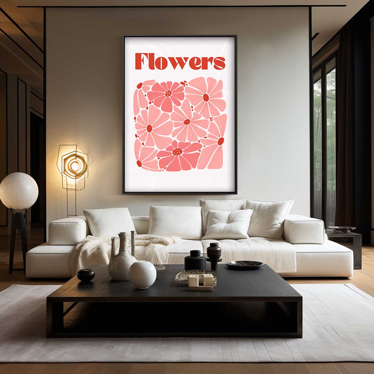Bloemenpracht Kunstwerk-canvas-dibond-plexiglas-wanddecoratie-WallArtistic